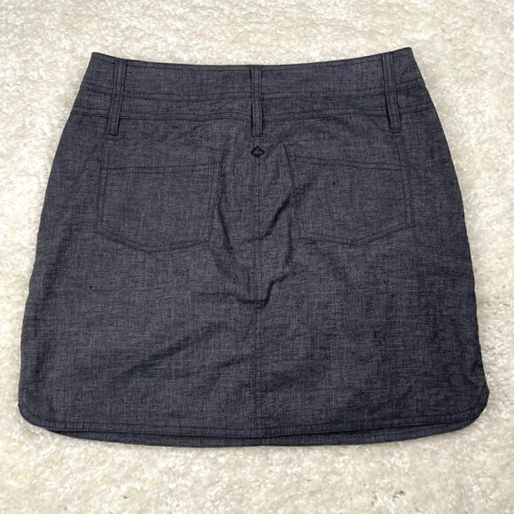 Prana Lizabeth Skirt Charcoal Gray NEW - Picture 3 of 15